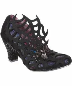 Irregular Choice Halloween On The Web Pumps Black