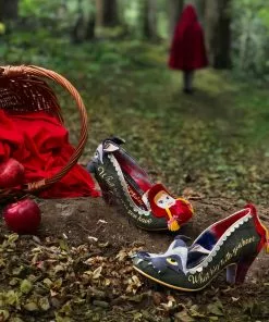 New In Irregular Choice Visiting Grandma 50's Pumps Green