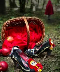 Irregular Choice Visiting Grandma 50's Pumps Black New In