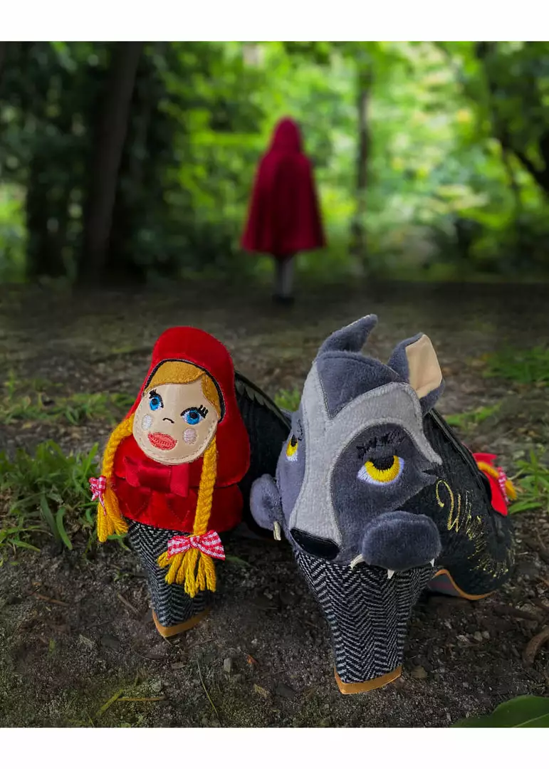 Irregular Choice Visiting Grandma 50's Pumps Black New In 5 Irregular Choice Visiting Grandma 50's Pumps Black New In