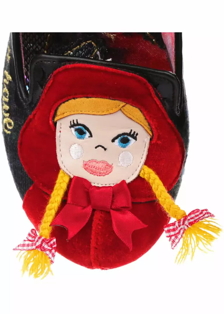 Irregular Choice Visiting Grandma 50's Pumps Black New In 6 Irregular Choice Visiting Grandma 50's Pumps Black New In