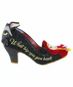 Irregular Choice Visiting Grandma 50's Pumps Black New In 22 Irregular Choice Visiting Grandma 50's Pumps Black New In
