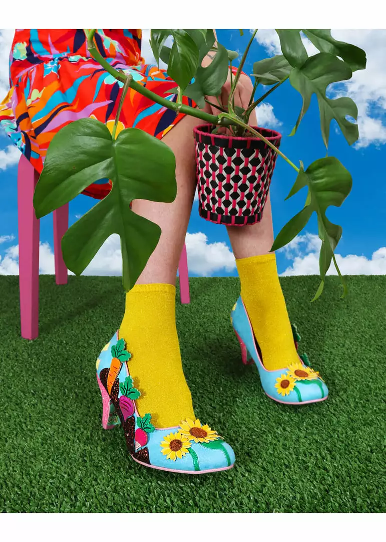 New In Irregular Choice Absolutely Radishing Pumps Vegetables Mint 6 New In Irregular Choice Absolutely Radishing Pumps Vegetables Mint