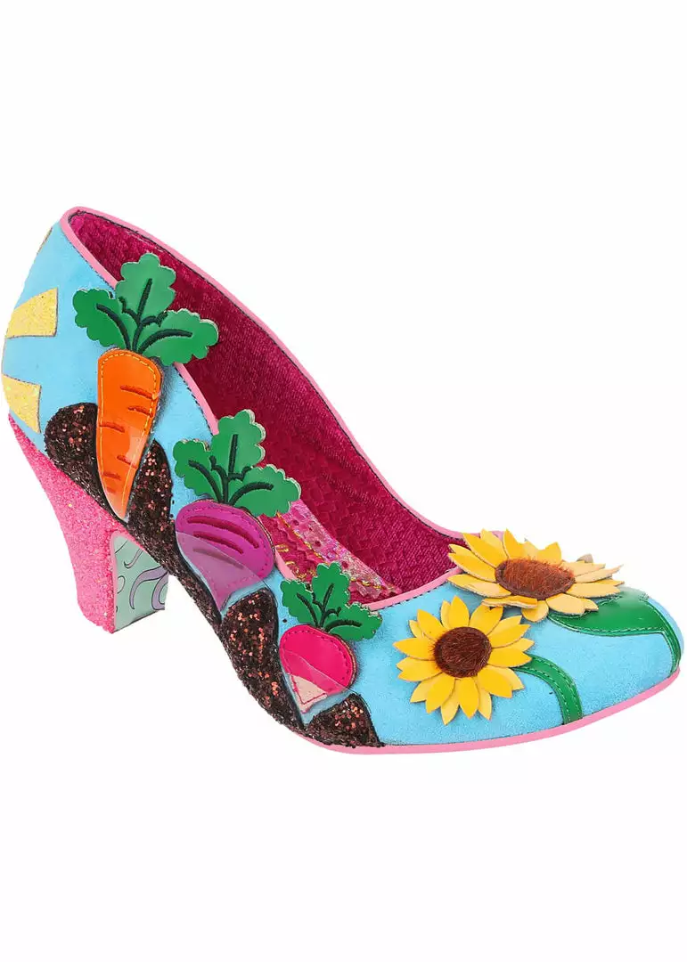 New In Irregular Choice Absolutely Radishing Pumps Vegetables Mint 7 New In Irregular Choice Absolutely Radishing Pumps Vegetables Mint