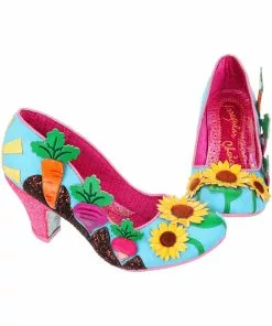 New In Irregular Choice Absolutely Radishing Pumps Vegetables Mint 18 New In Irregular Choice Absolutely Radishing Pumps Vegetables Mint