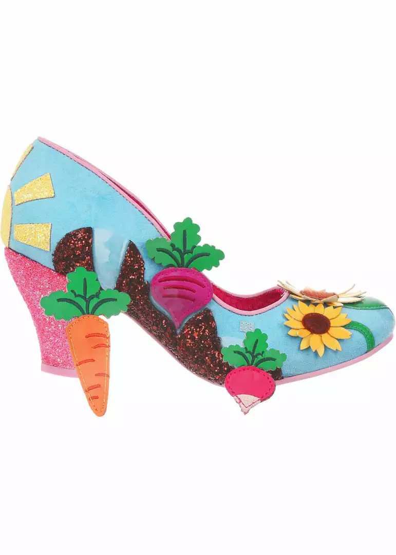 New In Irregular Choice Absolutely Radishing Pumps Vegetables Mint 11 New In Irregular Choice Absolutely Radishing Pumps Vegetables Mint