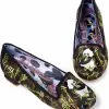 Irregular Choice Panda Pop Ballerinas Black Gold New In 1 Irregular Choice Panda Pop Ballerinas Black Gold New In