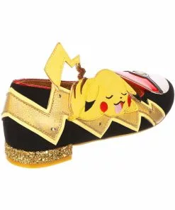 New In Irregular Choice Pokémon Pikachu Dreams Ballerinas Flats Black 16 New In Irregular Choice Pokémon Pikachu Dreams Ballerinas Flats Black