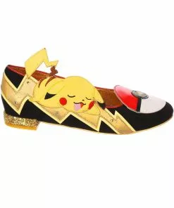 New In Irregular Choice Pokémon Pikachu Dreams Ballerinas Flats Black 13 New In Irregular Choice Pokémon Pikachu Dreams Ballerinas Flats Black