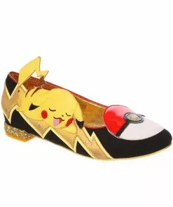 New In Irregular Choice Pokémon Pikachu Dreams Ballerinas Flats Black 17 New In Irregular Choice Pokémon Pikachu Dreams Ballerinas Flats Black