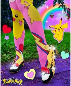 New In Irregular Choice Pokémon Pikachu Dreams Ballerinas Flats Black