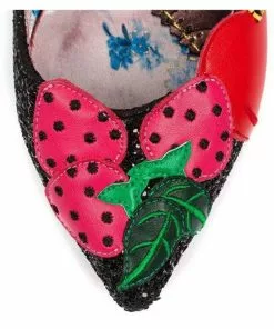 Irregular Choice Fruity Bowl Flats Black SALE 10 Irregular Choice Fruity Bowl Flats Black SALE