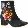 Irregular Choice Hedge Hugs 60's Boots Black 1 Irregular Choice Hedge Hugs 60's Boots Black