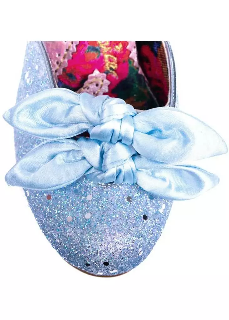 Irregular Choice Flickety Kiss Glitter 50's Pumps Blue 7 Irregular Choice Flickety Kiss Glitter 50's Pumps Blue