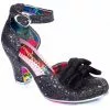 New In Irregular Choice Flickety Kiss Glitter 50's Pumps Black 1 New In Irregular Choice Flickety Kiss Glitter 50's Pumps Black