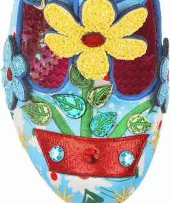 New In Irregular Choice Happy Houseplant Pumps Blue 13 New In Irregular Choice Happy Houseplant Pumps Blue