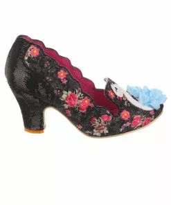 Irregular Choice Paddle Boat Swan Pumps Black New In