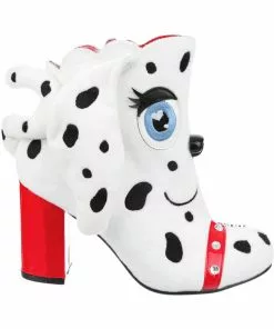 Irregular Choice Pooch Perfect Dog 60's Boots White New In 12 Irregular Choice Pooch Perfect Dog 60's Boots White New In