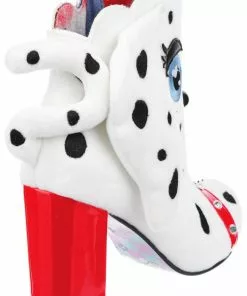 Irregular Choice Pooch Perfect Dog 60's Boots White New In 11 Irregular Choice Pooch Perfect Dog 60's Boots White New In