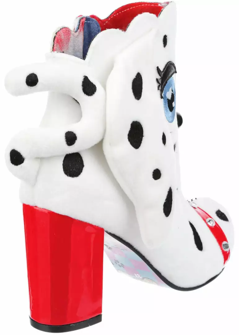 Irregular Choice Pooch Perfect Dog 60's Boots White New In 5 Irregular Choice Pooch Perfect Dog 60's Boots White New In