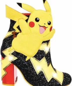 Irregular Choice Pokémon Shock Walk Pikachu Boots Yellow New In