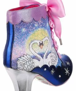 Irregular Choice Swan Song Boots Purple New In
