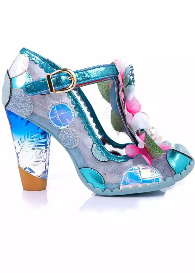 Irregular Choice Seafome Shell Queen Pumps Pink 6 Irregular Choice Seafome Shell Queen Pumps Pink