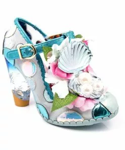 Irregular Choice Seafome Shell Queen Pumps Pink
