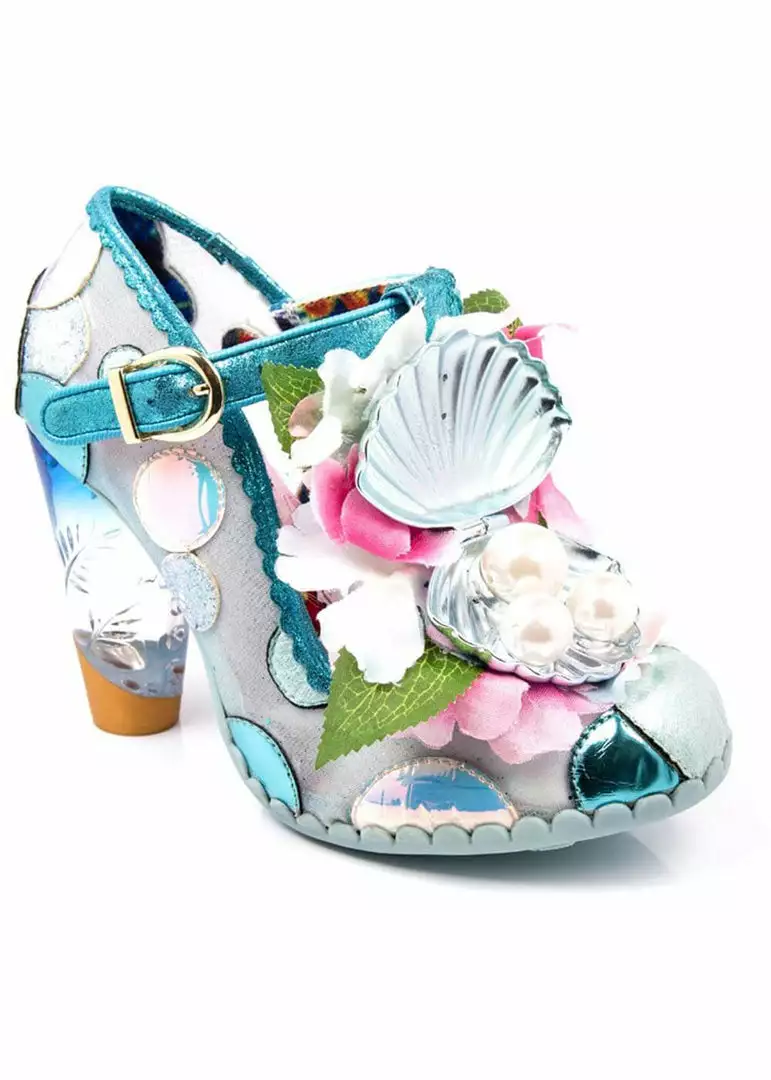 Irregular Choice Seafome Shell Queen Pumps Pink 3 Irregular Choice Seafome Shell Queen Pumps Pink