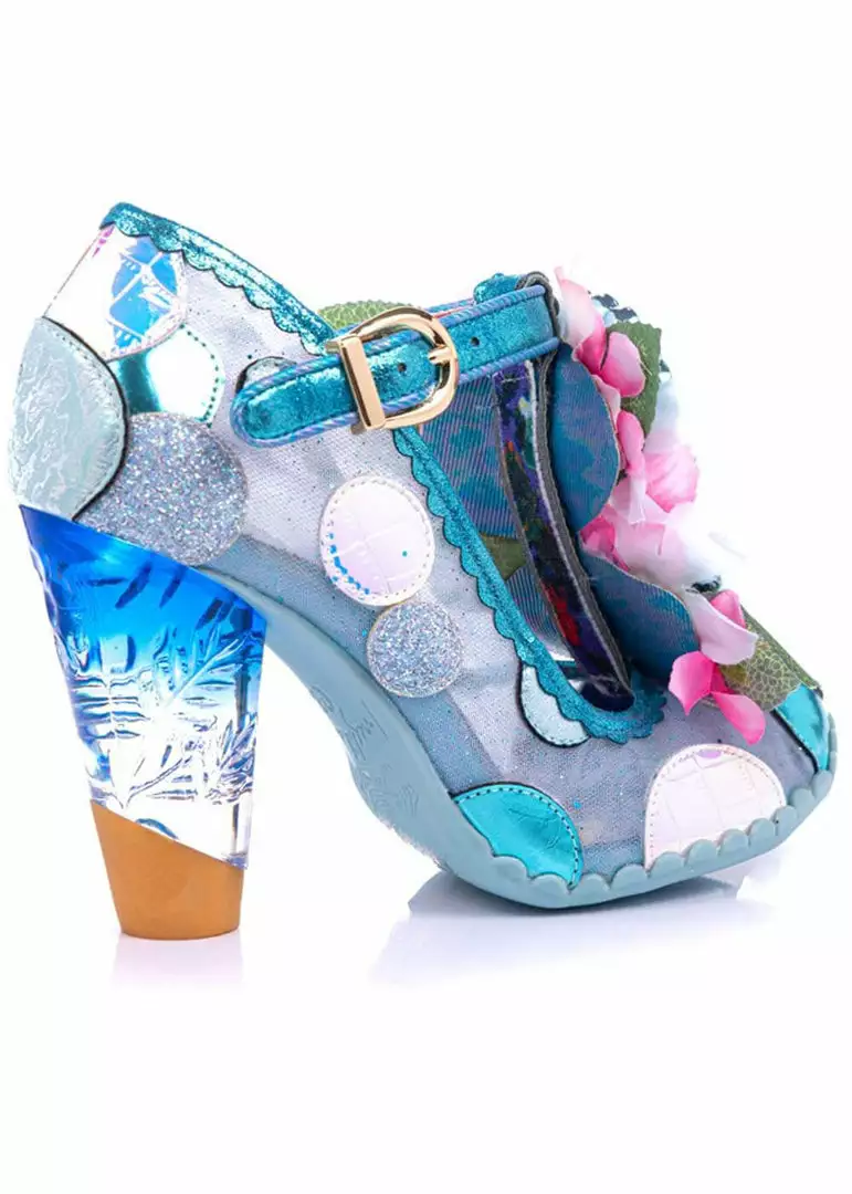 Irregular Choice Seafome Shell Queen Pumps Pink 7 Irregular Choice Seafome Shell Queen Pumps Pink
