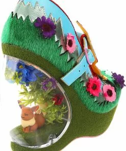 Irregular Choice Pokémon Journey On Wedges Pumps Yellow New In