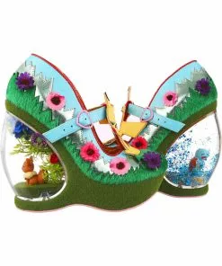 Irregular Choice Pokémon Journey On Wedges Pumps Yellow New In