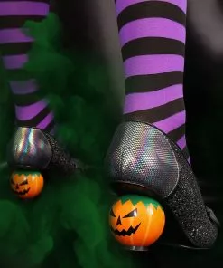 New In Irregular Choice Halloween Pumpkin Patch Pumps Green