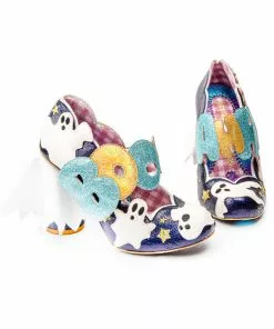 Irregular Choice Halloween Ectoplasmic Ghost Pumps Navy