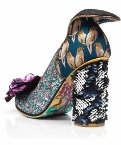 New In Irregular Choice Dear Lover Pumps Blue