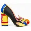 Irregular Choice Colour It In Chalk 60's Pumps Black New In 1 Irregular Choice Colour It In Chalk 60's Pumps Black New In