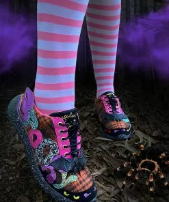 Irregular Choice Halloween Spookster Sneakers Black New In