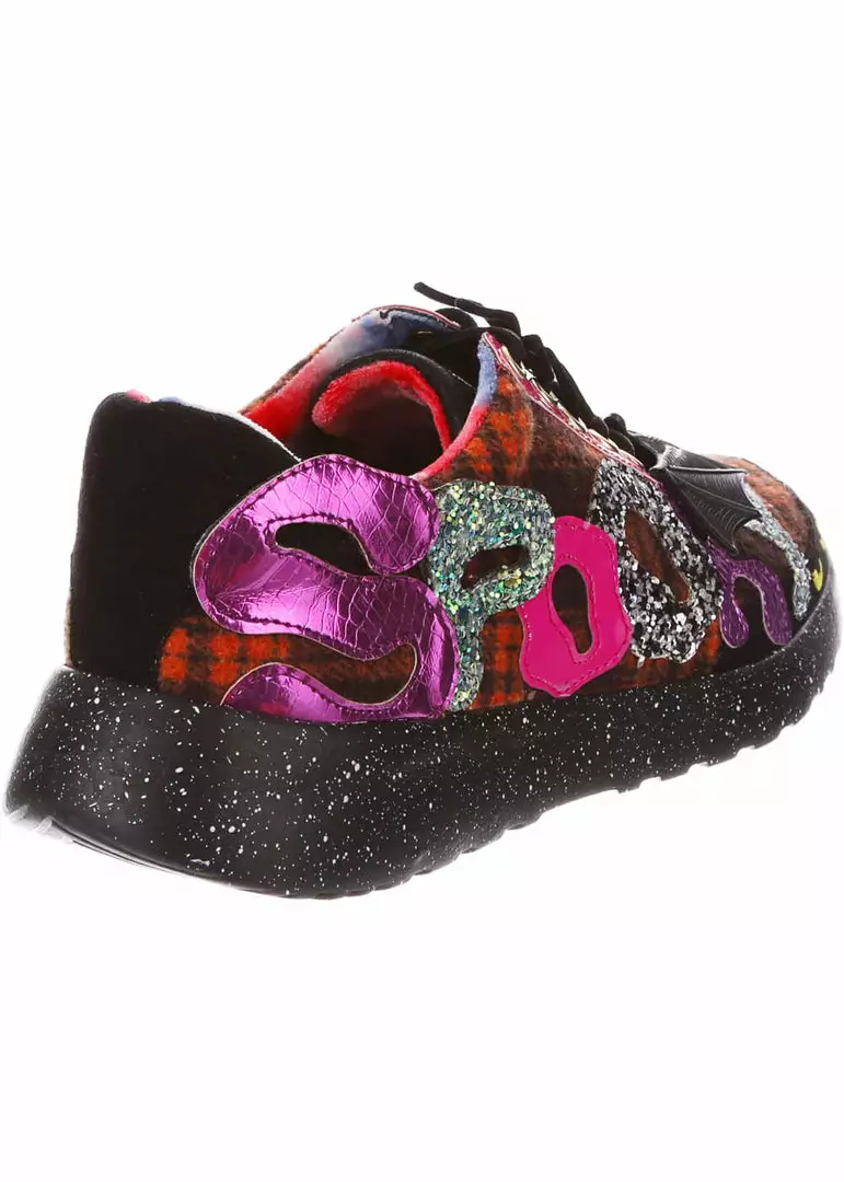 Irregular Choice Halloween Spookster Sneakers Black New In 8 Irregular Choice Halloween Spookster Sneakers Black New In