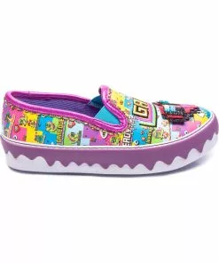 Irregular Choice Gaming Power Up Shoes Purple 19 Irregular Choice Gaming Power Up Shoes Purple