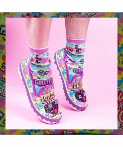 Irregular Choice Gaming Power Up Shoes Purple 13 Irregular Choice Gaming Power Up Shoes Purple