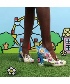New In Irregular Choice X Hello Kitty It's Time To Have Fun Heels White