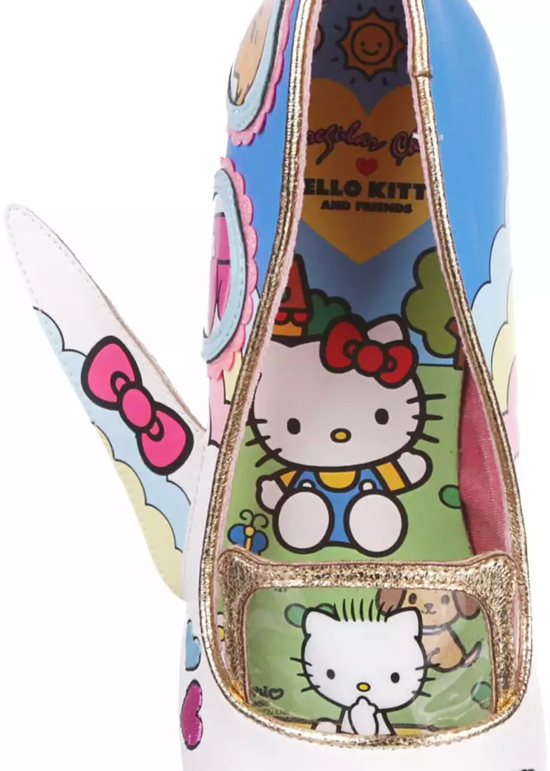 New In Irregular Choice X Hello Kitty It's Time To Have Fun Heels White 9 New In Irregular Choice X Hello Kitty It's Time To Have Fun Heels White