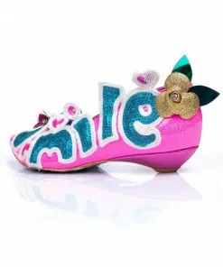 New In Irregular Choice Happy Smile Pumps Pink Blue 14 New In Irregular Choice Happy Smile Pumps Pink Blue