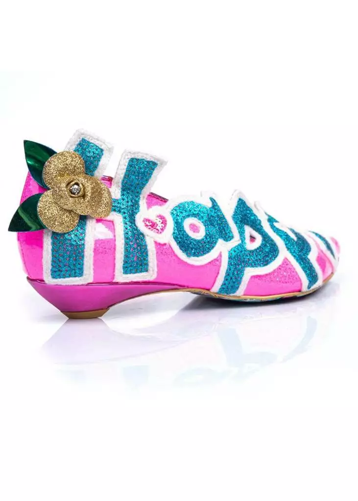 New In Irregular Choice Happy Smile Pumps Pink Blue 5 New In Irregular Choice Happy Smile Pumps Pink Blue