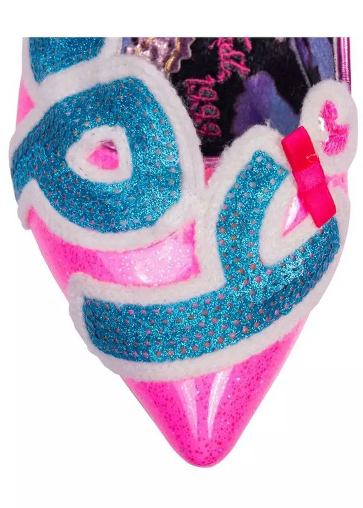 New In Irregular Choice Happy Smile Pumps Pink Blue 9 New In Irregular Choice Happy Smile Pumps Pink Blue