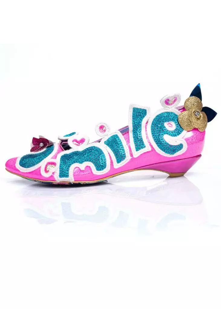New In Irregular Choice Happy Smile Pumps Pink Blue 6 New In Irregular Choice Happy Smile Pumps Pink Blue
