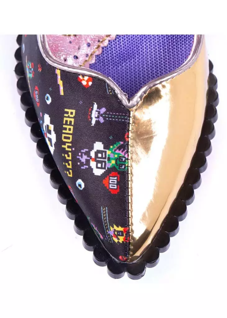 Irregular Choice Heavens Above Lightning Bolt 80's Pumps Gold New In 8 Irregular Choice Heavens Above Lightning Bolt 80's Pumps Gold New In
