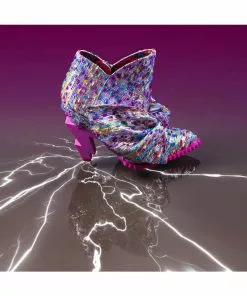 Irregular Choice Power Surge Lightning Bolt 70's Boots Pink New In 9 Irregular Choice Power Surge Lightning Bolt 70's Boots Pink New In