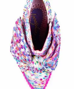 Irregular Choice Power Surge Lightning Bolt 70's Boots Pink New In 13 Irregular Choice Power Surge Lightning Bolt 70's Boots Pink New In