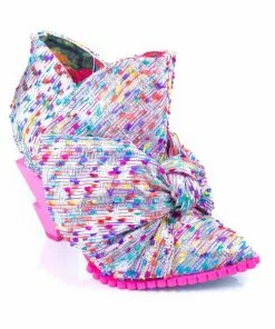 Irregular Choice Power Surge Lightning Bolt 70's Boots Pink New In 12 Irregular Choice Power Surge Lightning Bolt 70's Boots Pink New In